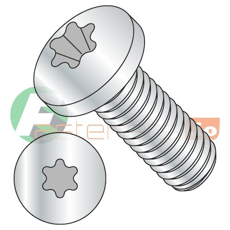 Newport Fasteners M2.5-0.45 x 8 mm Torx Pan Machine Screw, Zinc Plated Steel, 10000 PK 973682